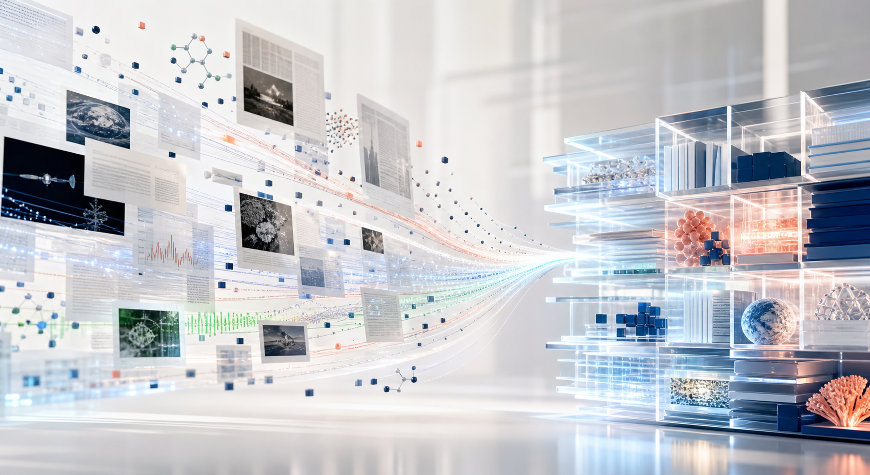 Vue abstraite de sources organisées en mémoire utile